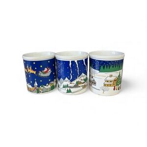 Winter Wonderland Ceramic Mug Set